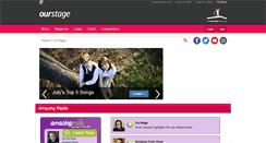 Desktop Screenshot of ourstage.com